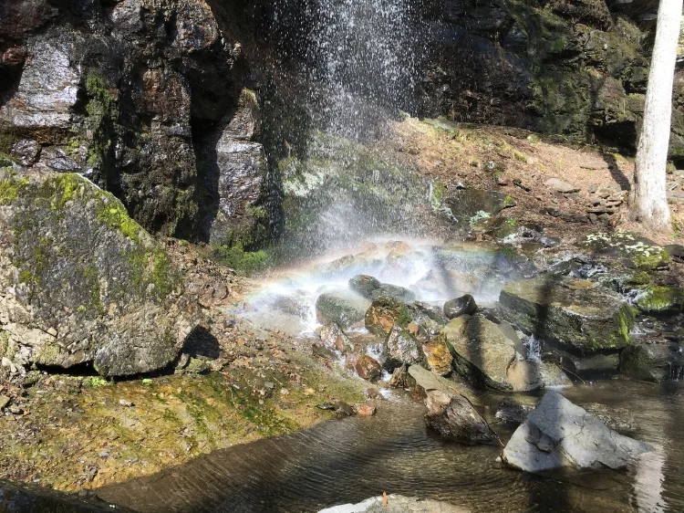 OMG RAINBOW (waterfalls near the Ashokan Center in Olivebridge, NY)